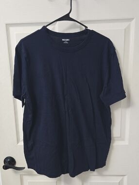 Old Navy Men's Dark Navy Crewneck Short Sleeve Tee